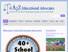 Tablet Screenshot of a2zedad.com